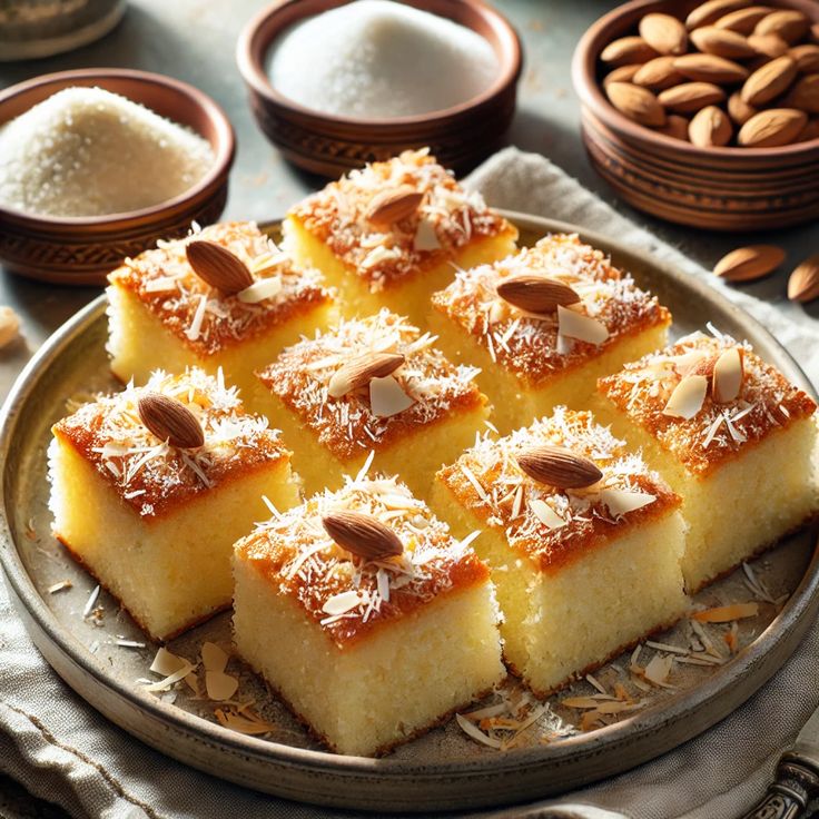 Échantillon — Basboussa Gâteau Marocain Semoule & Miel