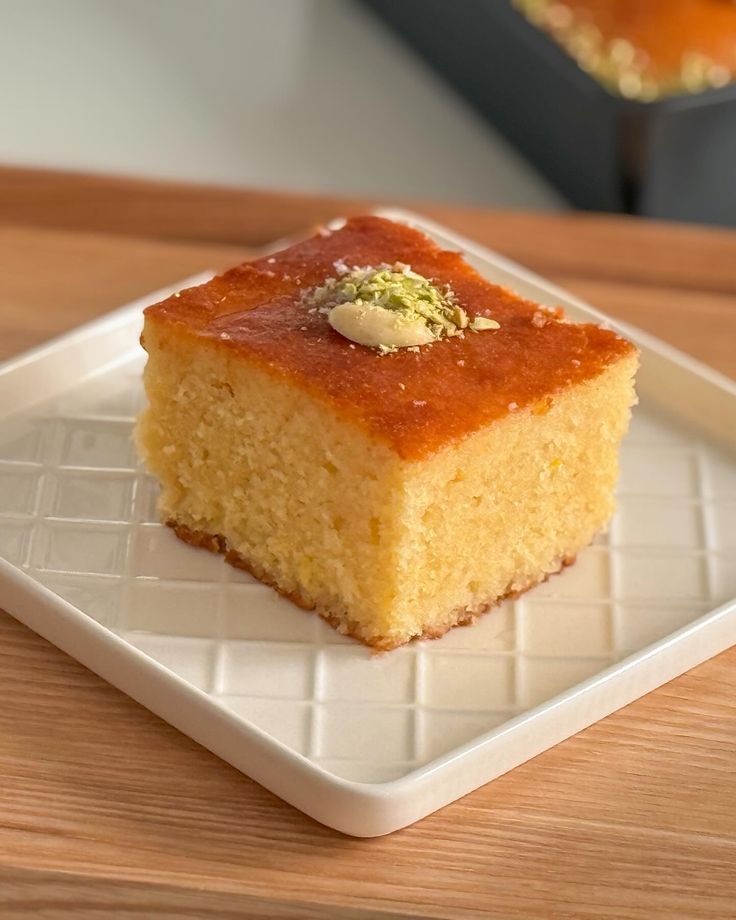 Échantillon — Basboussa Gâteau Marocain Semoule & Miel