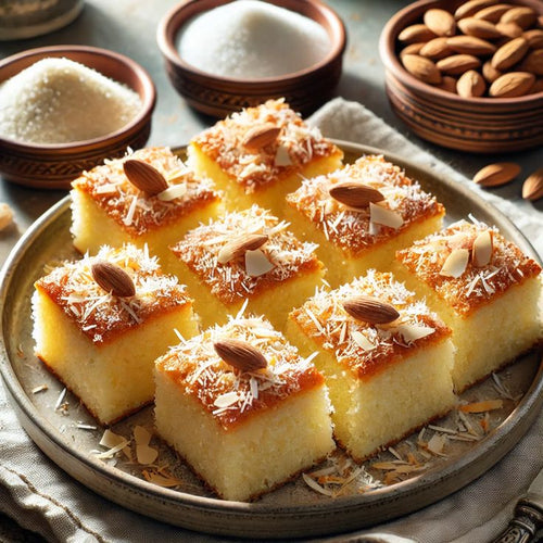Basboussa — Gâteau Marocain Semoule & Miel